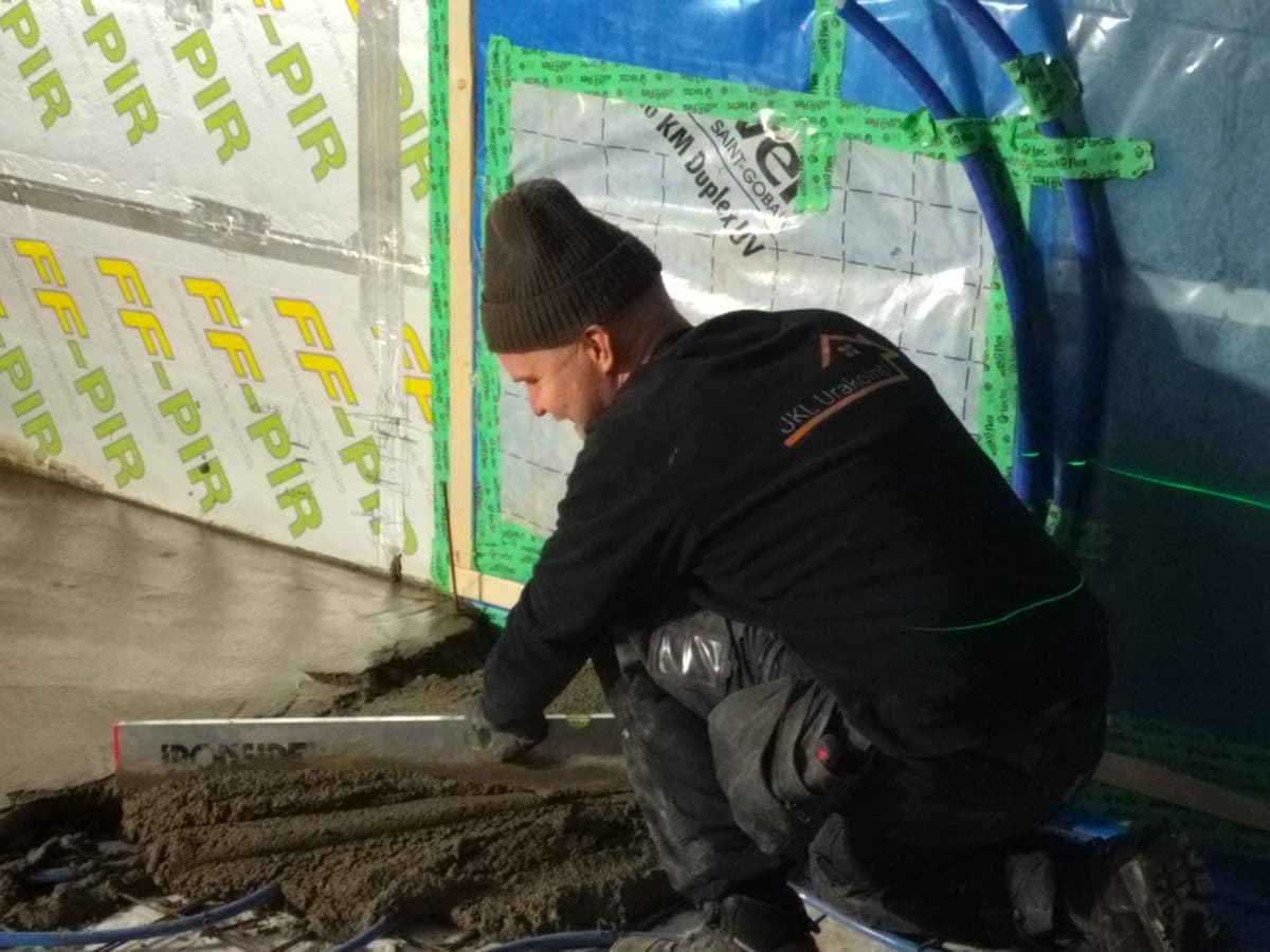 Valun teko referenssi kuva.